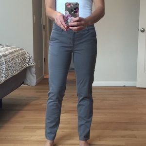 LOFT Size 2 Gray Chinos